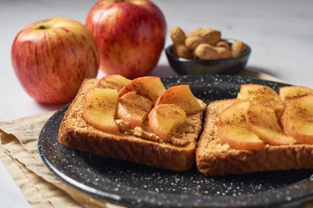 Apple Slices with Almond Butter
